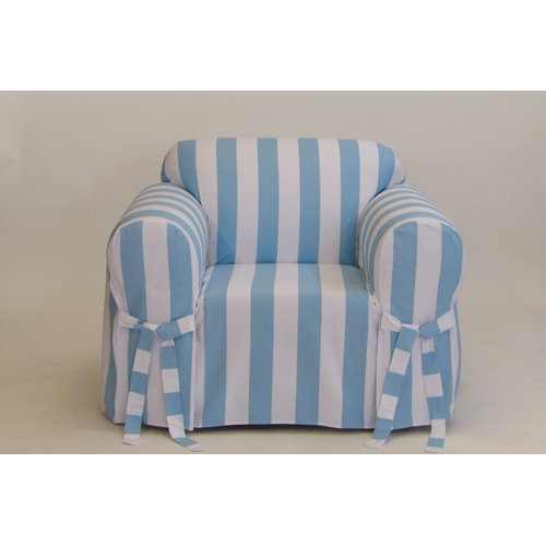 Breakwater Bay Cotton Box Cushion Armchair Slipcover & Reviews Wayfair